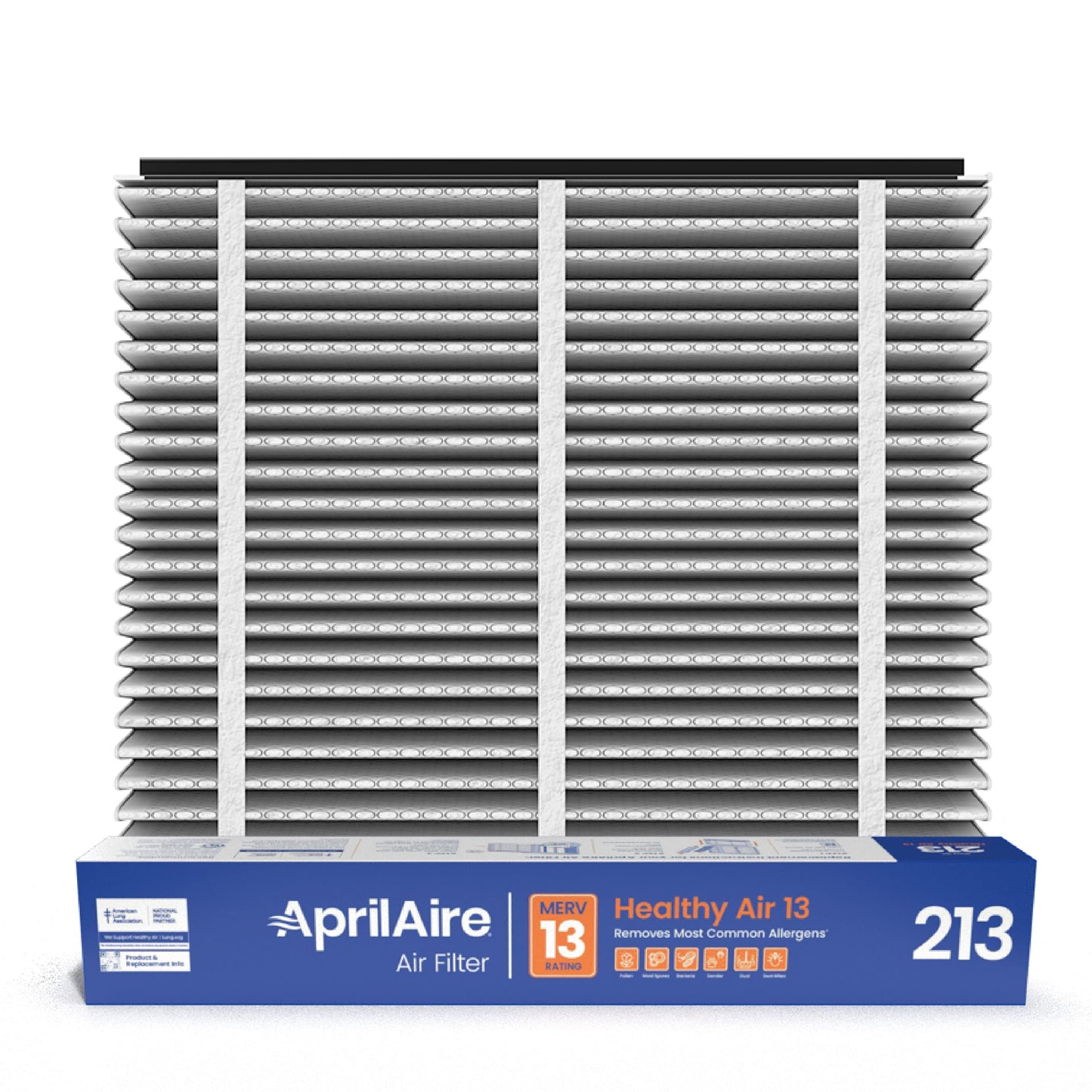 AprilAire 213 Replacement Filter for AprilAire Whole House Air Purifiers - MERV 13, Healthy Home Allergy, 20x25x4 Air Filter (Pack of 2)