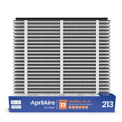 AprilAire 213 Replacement Filter for AprilAire Whole House Air Purifiers - MERV 13, Healthy Home Allergy, 20x25x4 Air Filter (Pack of 2)