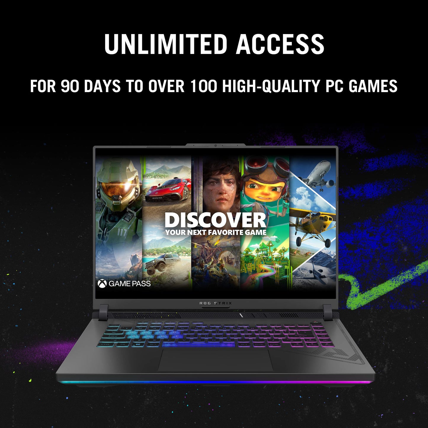 ASUS ROG Strix G16 Gaming Laptop, 165Hz Display, NVIDIA® GeForce RTX™ 4060, Intel Core i7-13650HX, 16GB DDR5, 1TB PCIe Gen4 SSD, Wi-Fi 6E, Windows 11, G614JV-AS74