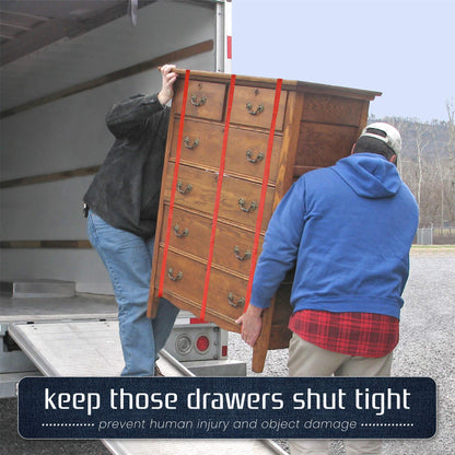 12 Pack Variety Extra Large Moving Rubber Bands for Furniture and Moving Blankets - Extra Strength Rubber Mover Bands - 42", 30" and 26" Length - Moving Supplies by Kitchentoolz