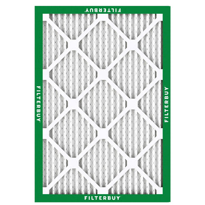 Filterbuy 16x20x1 Air Filter MERV 8 Dust Defense (4-Pack), Pleated HVAC AC Furnace Air Filters Replacement (Actual Size: 15.50 x 19.50 x 0.75 Inches)