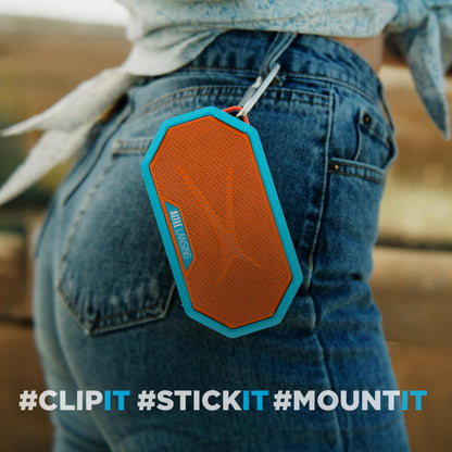 Altec Lansing x Miami Dolphins - Portable Bluetooth Speaker HYDRAMINI 2.0, IP67 Waterproof, 8W Output, 12h Playtime, USB-C Quick Charge, Voice Assistant Integration (Miami Dolphins)