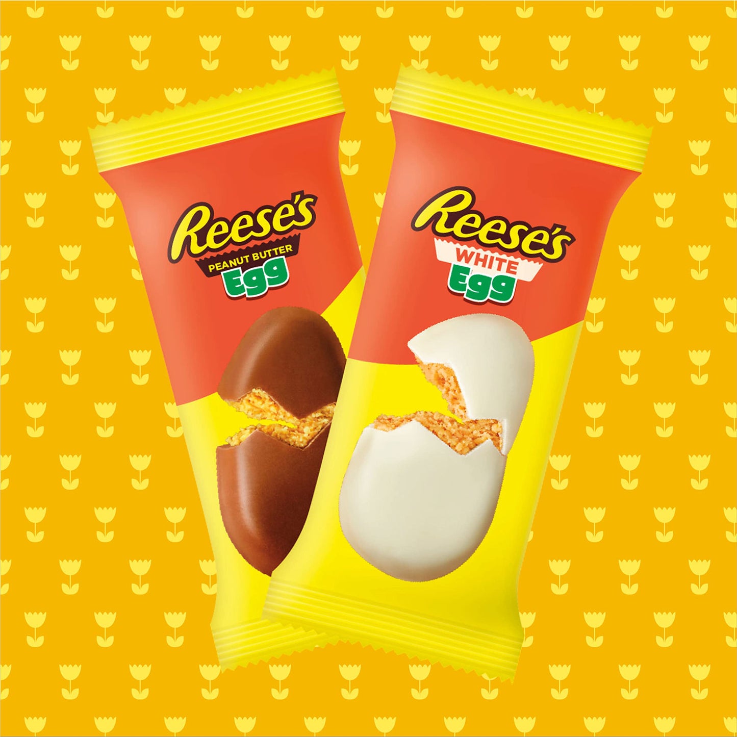 REESE'S Assorted Flavored Snack Size Peanut Butter Eggs, Candy Bag, 28.8 oz