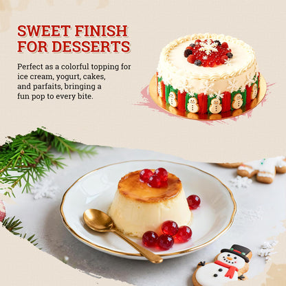 52USA Strawberry Popping Boba (500g), Popping Pearls for Bubble Tea, Beverages, Sweets, Ice Cream, Shakes, Desserts & Smoothies Topping, 1.1 Pound (Pack of 1)