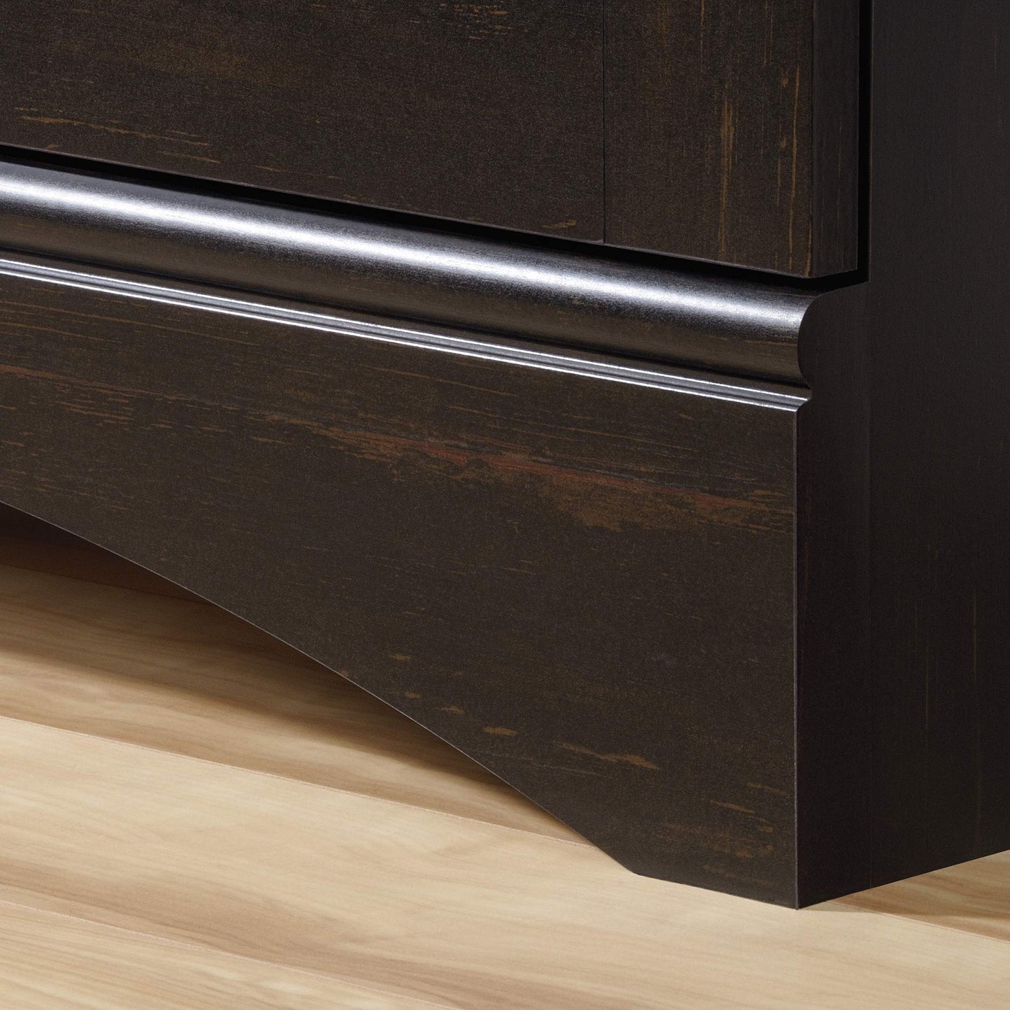 Sauder Harbor View Multipurpose Storage, Tall Pantry Cabinet, L: 35.43" x W: 16.73" x H: 61.02", Antiqued Paint