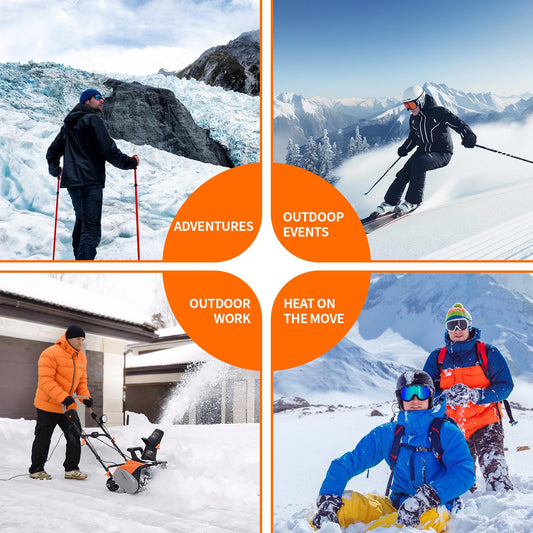 100 Pack Hand Warmers Disposable - Up to 15 Hours of Heat - Super Long Lasting Air Activated Warmers, All Natural & Portable for Body, Hands & Toes - Odorless Hot Warmer Gifts for Winter Work