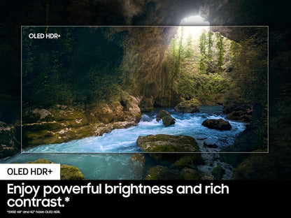 SAMSUNG 65-Inch Class OLED 4K S90D Series HDR+ Smart TV w/Dolby Atmos, Object Tracking Sound Lite, Motion Xcelerator, Real Depth Enhancer, 4K AI Upscaling, Alexa Built-in (QN65S90D, 2024 Model)