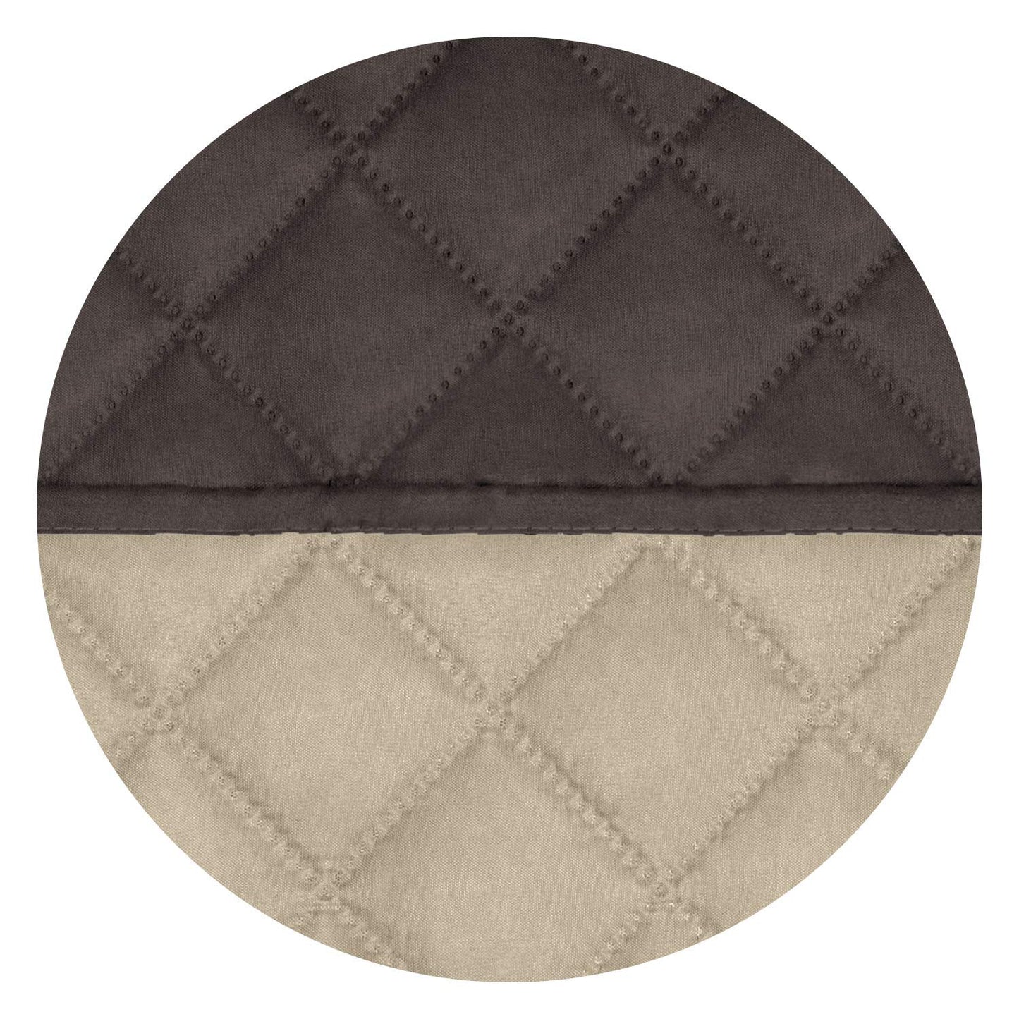 PureFit Reversible Quilted Sofa Cover, Water Resistant Slipcover Furniture Protector, Washable Couch Cover with Non Slip and Elastic Straps for Kids, Dogs, Pets (Sofa, Chocolate/Beige)