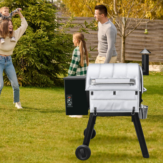 Insulation Blanket for Traeger Pro 22,Pro 575,Ironwood 650 and Lil' Tex Elite Wood Pellet Smoker Grill,BAC626 Pro 22/575 Insulation Blanket Smoker Cover Replacement Parts Grills BBQ Winter Accessory