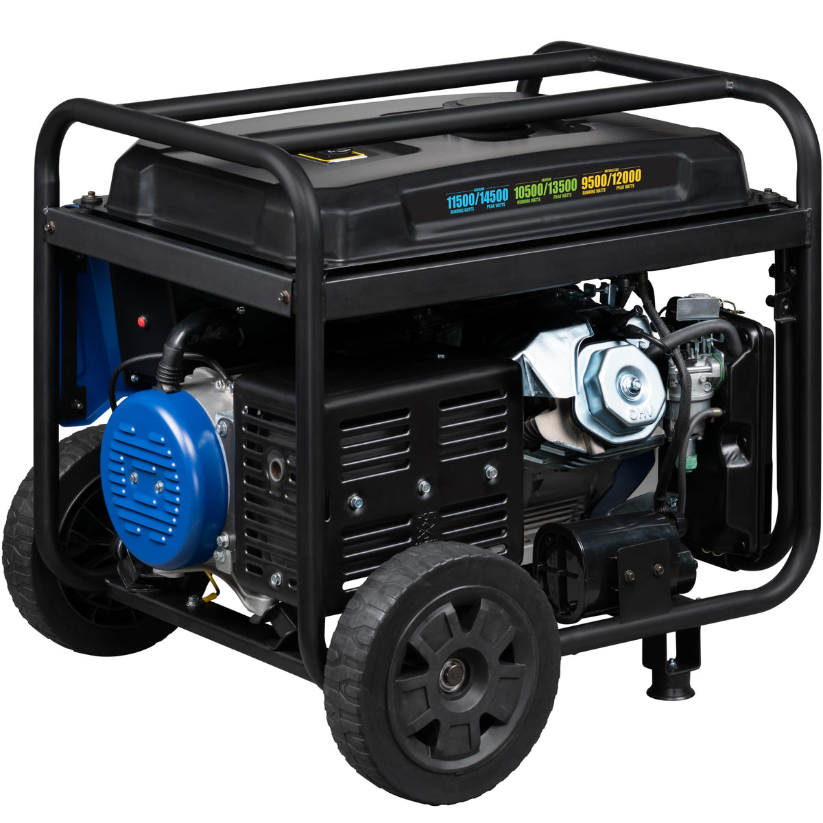 Westinghouse 14500 Peak Watt Tri-Fuel Home Backup Portable Generator, Remote Electric Start, Transfer Switch Ready, Gas, Propane, and Natural Gas Powered