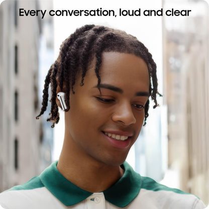 SAMSUNG Galaxy Buds 3 FE (2025) True Wireless Bluetooth Earbuds, Active Noise Cancellation, Powerful Sound, Clear Calls, Long Lasting Battery, Hands Free AI, Black [US Version, 2 Year Warranty]