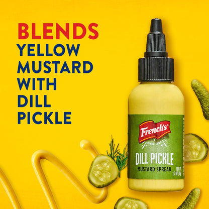 French's Dill Pickle Mustard Spread, 1.7 oz (Pack of 24)