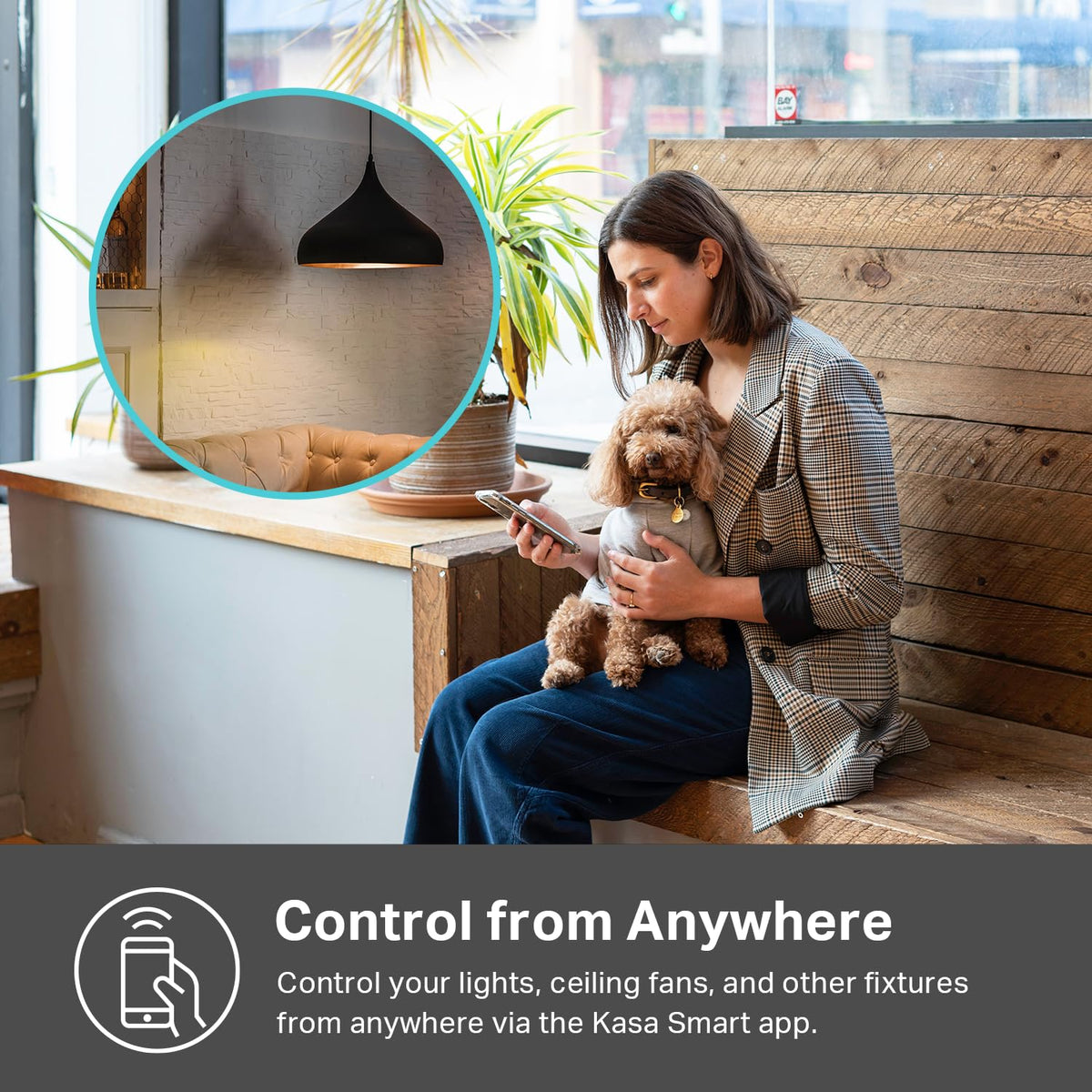 Kasa Matter Smart Light Switch: Voice Control w/Siri, Alexa & Google Assistant | UL Certified | Timer & Schedule | Easy Guided Install | Neutral Wire Required | Single Pole | 2.4GHz Wi-Fi | KS205