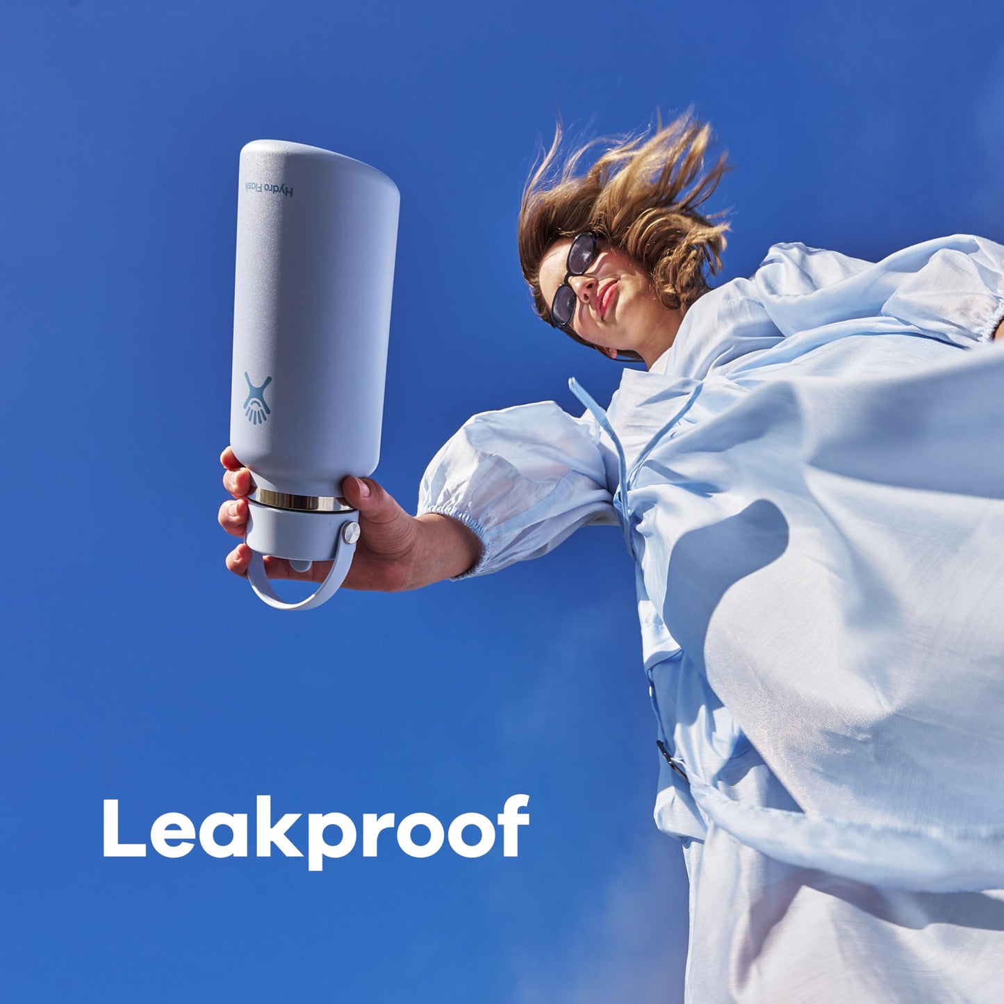 Hydro Flask Water Bottle - Insulated Stainless Steel - Wide Mouth Flex Straw Lid, Non Spill, Leakproof and Refillable in 32 Oz Pink Primrose Gold