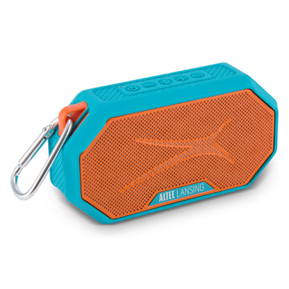 Altec Lansing x Miami Dolphins - Portable Bluetooth Speaker HYDRAMINI 2.0, IP67 Waterproof, 8W Output, 12h Playtime, USB-C Quick Charge, Voice Assistant Integration (Miami Dolphins)