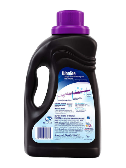 Woolite Dark Care Laundry Detergent, Midnight Breeze Scent, 50 oz/ 33 Loads *Packaging May Vary* (Pack of 2)