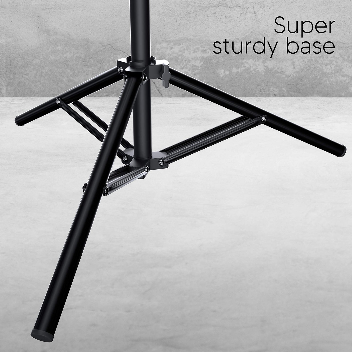 TalkWorks 10'' Selfie Ring Light with Phone Holder Tripod Stand - 3 Color Modes, USB Powered, Black