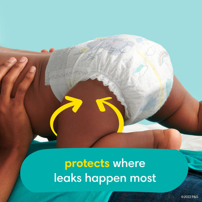 Pampers Swaddlers Disposable Baby Diapers Size 6, 108 Count with Sensitive Water Based Baby Wipes 4X Pop-Top Packs (336 Count)