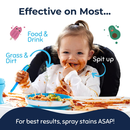 Miss Mouth's Messy Eater Stain Treater Spray - 16oz Stain Remover - Newborn & Baby Essentials - No Dry Cleaning Food, Grease, Coffee Off Laundry, Underwear, Fabric