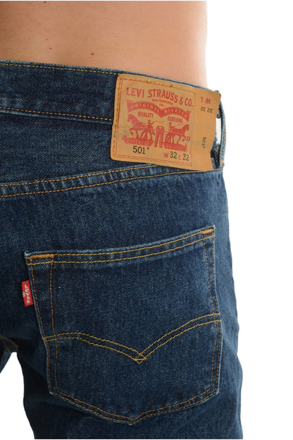 Levi's Men's 501 Original Fit Jeans (Also Available in Big & Tall), Dark Stonewash, 32W x 32L