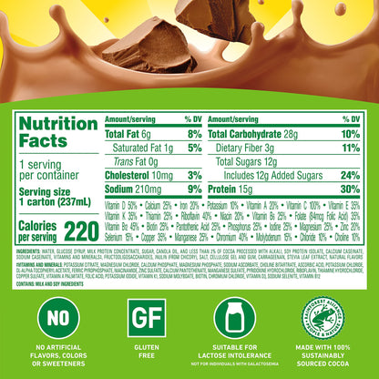 Carnation Breakfast Essentials High Protein with Fiber Ready-to-Drink, 8 FL OZ Carton, Rich Milk Chocolate (Pack of 24)