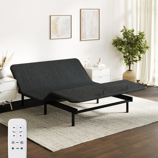 Adjustable Comfort Classic Adjustable Base - Queen - Head & Foot Incline - Wireless Remote with Memory - Easy Set Up - Zero Clearance - Zero Gravity - Durable Frame