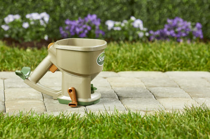 Scotts Whirl Hand-Powered Spreader for Seed, Fertilizer, Salt, Ice Melt, Handheld Spreader Holds up to 1,500 sq. ft. Product