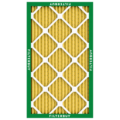 Filterbuy 14x25x1 Air Filter MERV 11 (MPR 1200) Allergen Defense Replacement (4-Pack), Electrostatic Pleated HVAC AC Furnace Filters, Made in USA (Actual Size: 13.50 x 24.50 x 0.75)