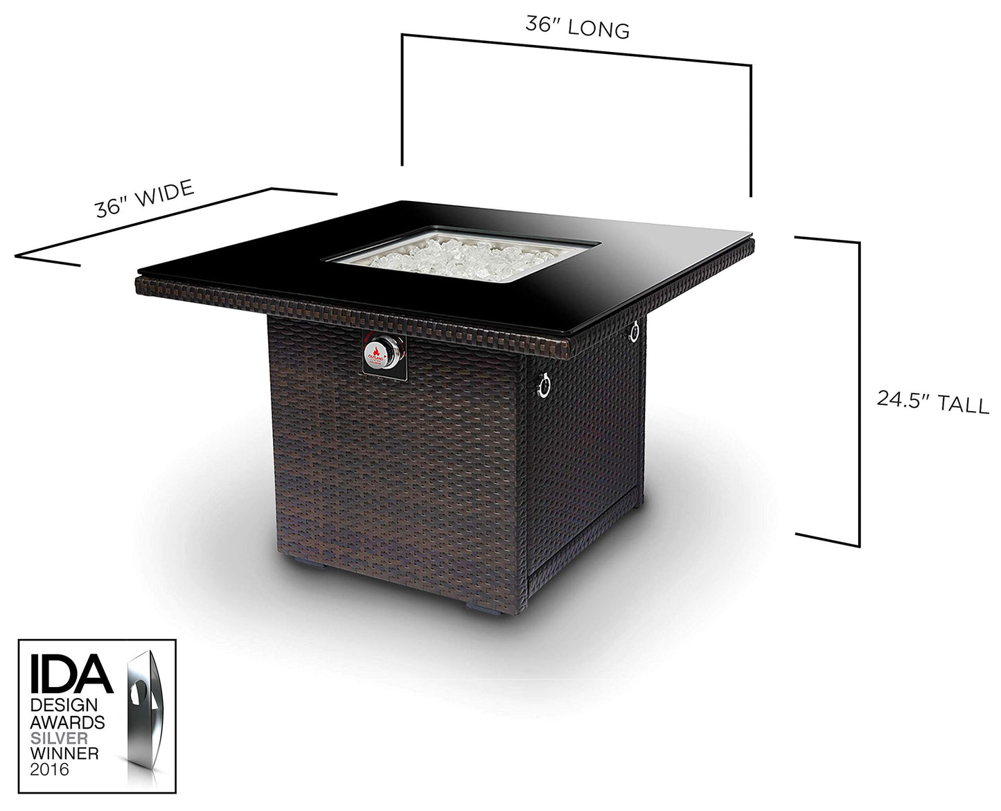 Outland Living 410 Series - 36-Inch Outdoor Propane Gas Fire Table