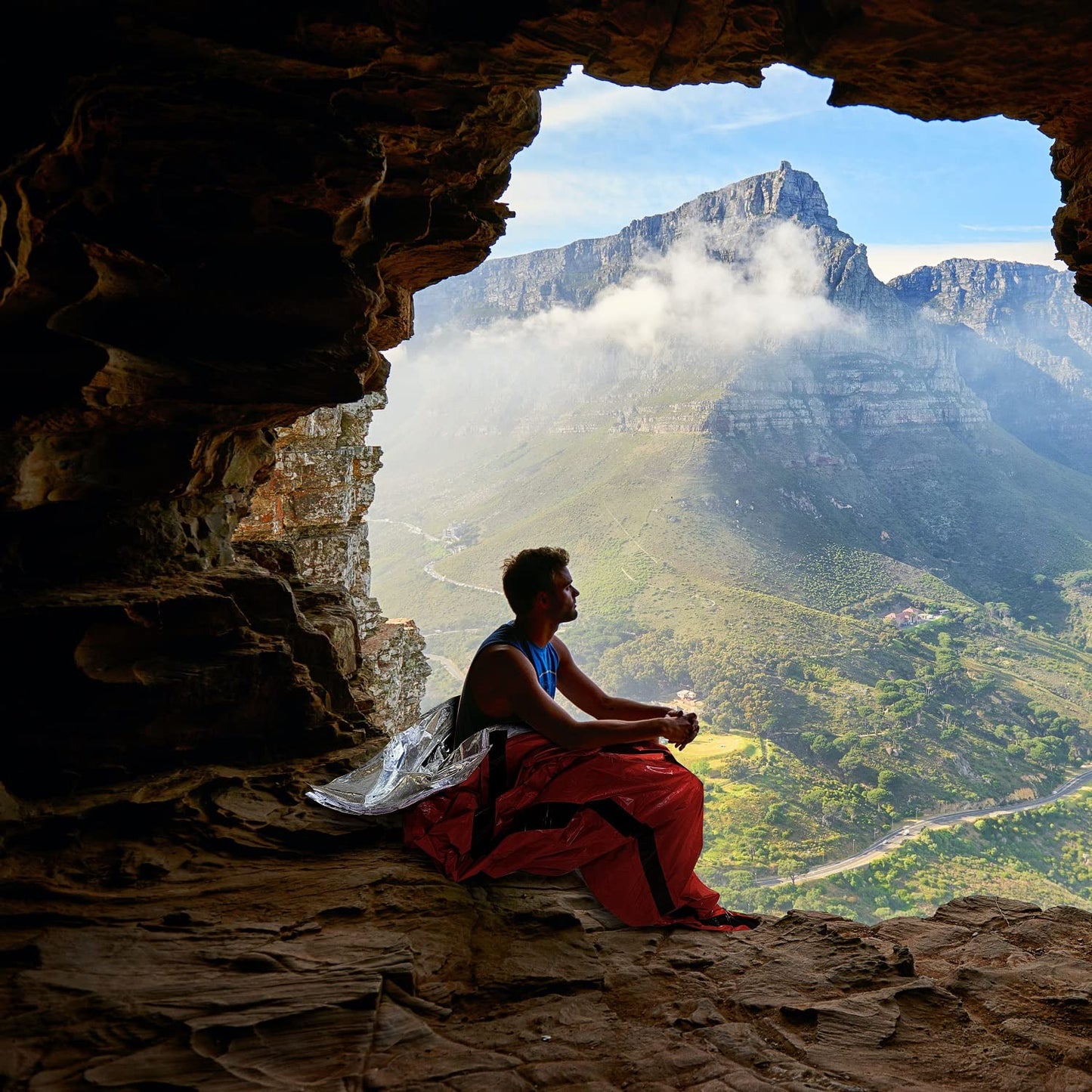 Portable Emergency Blanket & Bivvy Sack Thermal Sleeping Bag - 2 Pack