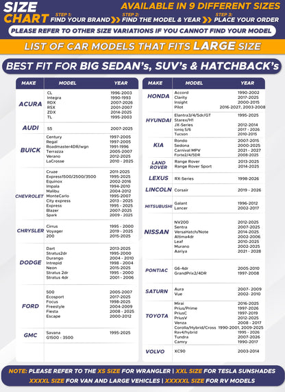 EcoNour Car Shade Front Windshield | Windshield Dash Protector for Maximum UV Rays and Sun Heat Protection | Sun Visor Car Interior Accessory for Cooler Interior | Large (64 x 34 inches)