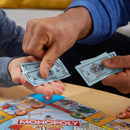 Monopoly Junior Trucks Edition Board Game for Kids Ages 5+, 2-4 Player Kids Games (Amazon Exclusive)