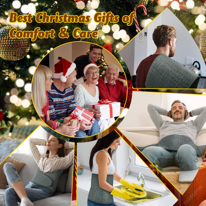 Heating Pad for Back Pain Relief, Wrap Around Heating Pad for Period Cramps, Large Moist Heat Pad for Full Body, Christmas Gifts for Women Men Mom Dad Lady Seniors, Stocking Stuffers for Adults