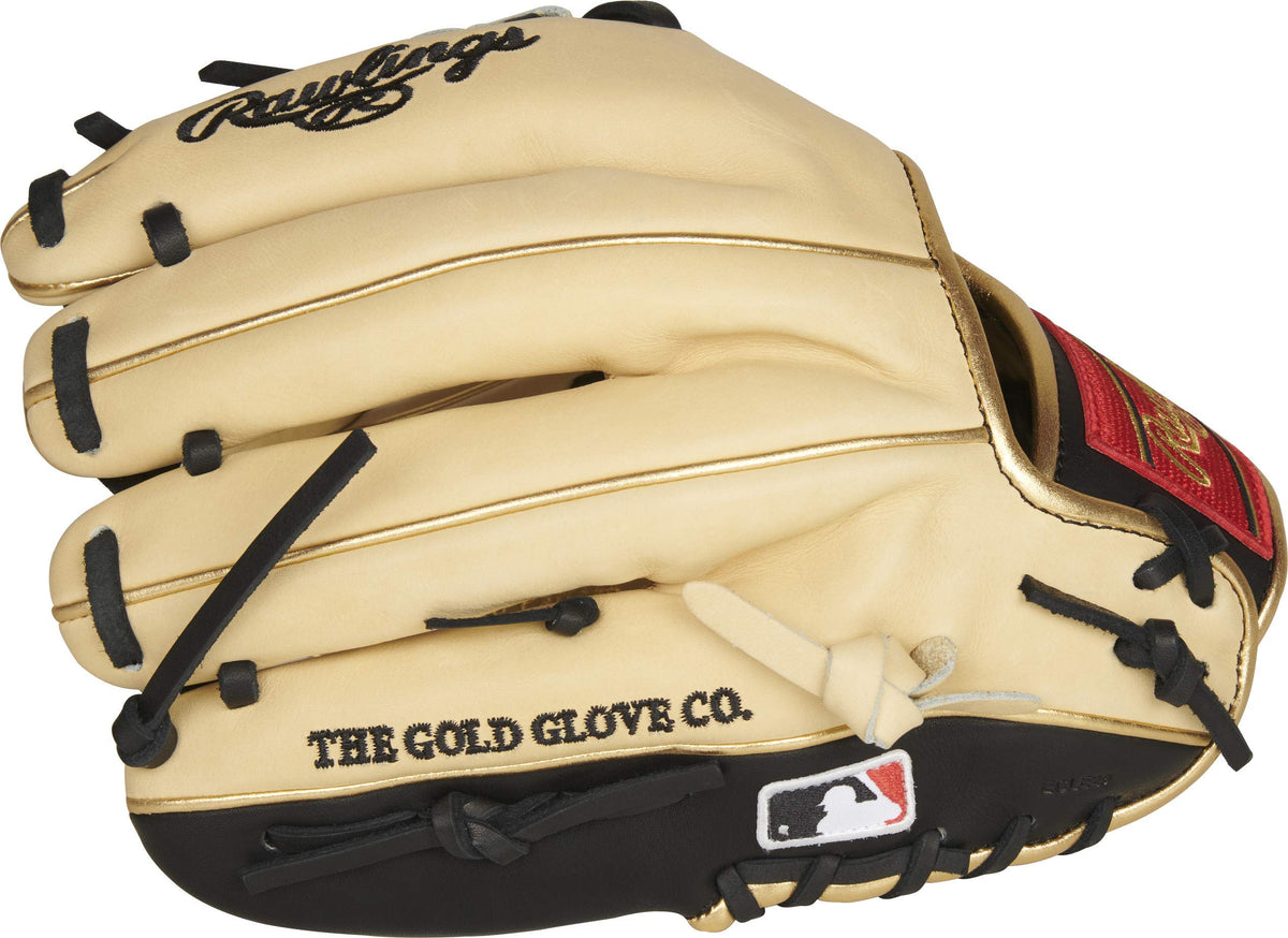 Rawlings | HEART OF THE HIDE Baseball Glove | R2G - Narrow Fit | Advanced Break-In | 11.5" | Pro I Web | Right Hand Throw | Camel/Black