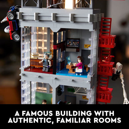 LEGO Marvel Spider-Man Daily Bugle Building Sets for Adults - Display as Office or Bookshelf Decor - Gifts for Men & Women Fans - 25 Minifigures - 76178