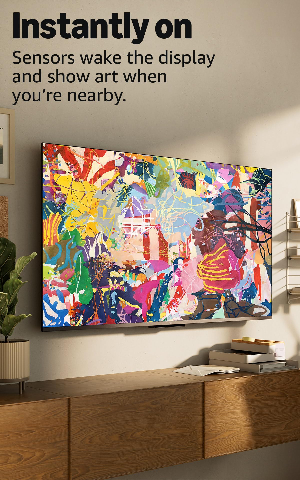 Amazon Fire TV 43" 4-Series (newest model), 4K Ultra HD smart TV with Alexa Remote, HDR10+, fast processor, Dolby Audio, Ambient Experience, free and live TV