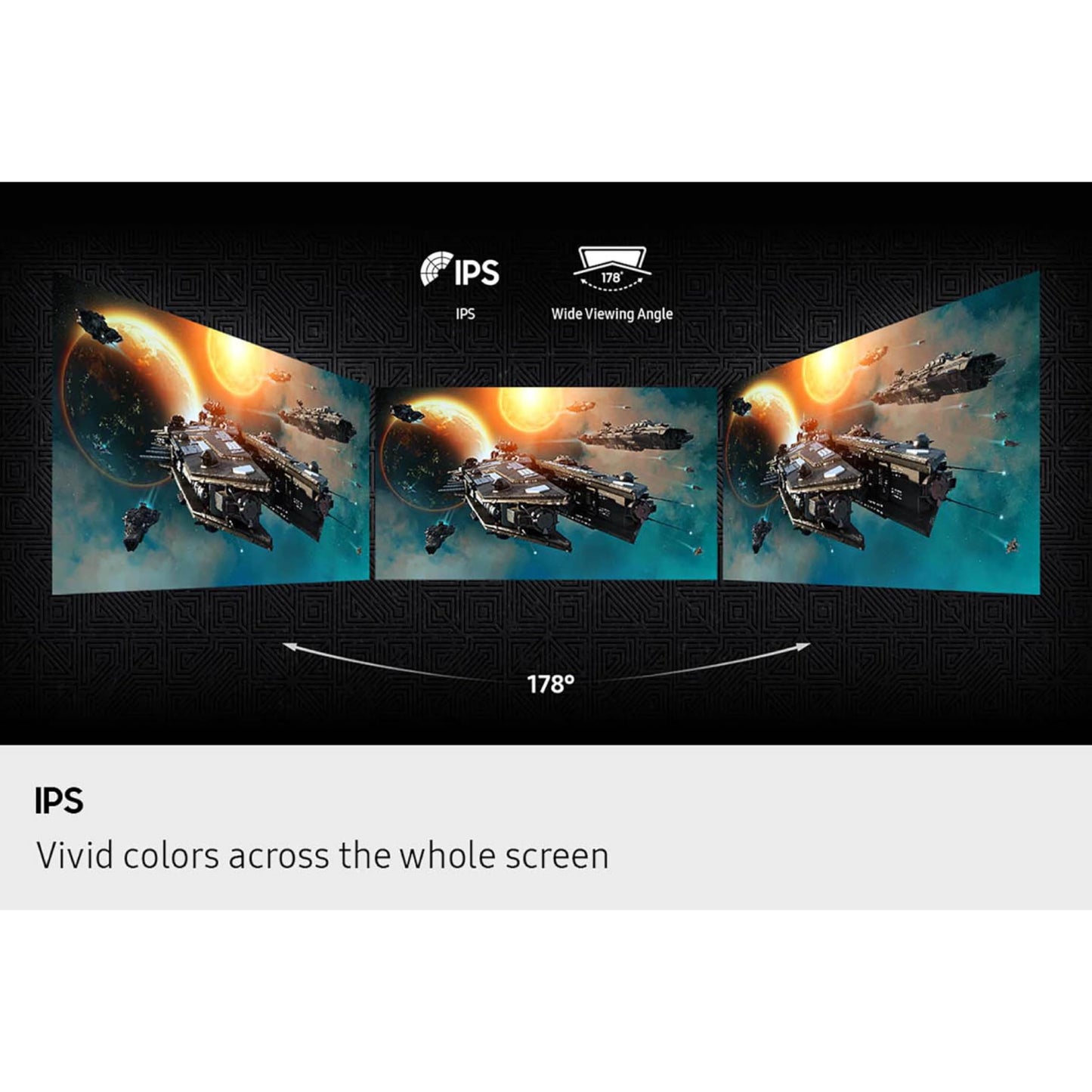 SAMSUNG 27” Odyssey G5 G53F QHD Resolution Gaming Monitor, HDR10, 200Hz Refresh Rate, IPS Panel, AMD FreeSync™ Premium, Black Equalizer, Auto Source Switch, LS27FG532ENXZA