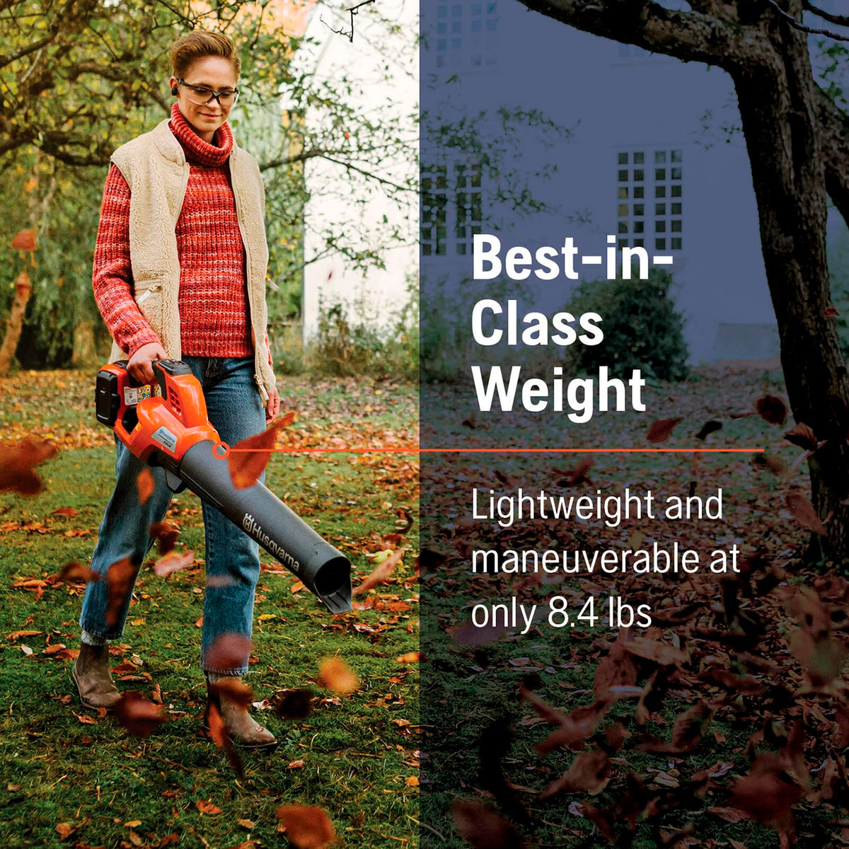 Husqvarna 230iB Battery Powered Cordless Leaf Blower, 136-MPH 650-CFM Electric Leaf Blower with Brushless Motor and Quiet Operation, Battery and Charger Not Included