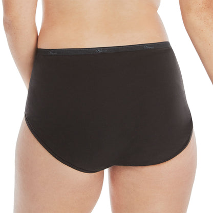 Hanes womens Cotton Brief Underwear, 10 Pack - Brief Black, 7 US