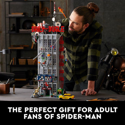 LEGO Marvel Spider-Man Daily Bugle Building Sets for Adults - Display as Office or Bookshelf Decor - Gifts for Men & Women Fans - 25 Minifigures - 76178
