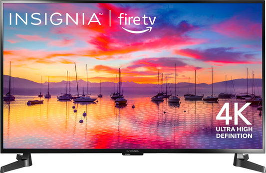 INSIGNIA 43" Class F30 Series LED 4K UHD Smart Fire TV, Voice Remote with Alexa, Stream Live TV Without Cable