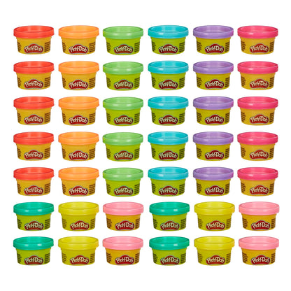 Play-Doh Bulk 42-Pack of 1-Ounce Cans, Easter Basket Stuffers for Girls & Boys, Party Favors, Kids Arts & Crafts, Preschool Toys, Ages 2+ (Amazon Exclusive)