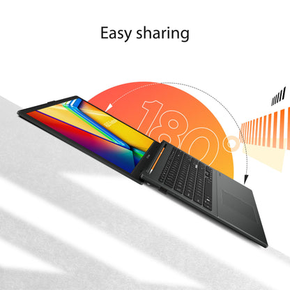 ASUS Vivobook Go 15.6” FHD Slim Laptop, AMD Ryzen 3 7320U Quad Core Processor, 8GB DDR5 RAM, 128GB SSD, Windows 11 Home, Fast Charging, Webcam Sheild, Military Grade Durability, Black, E1504FA-AS33