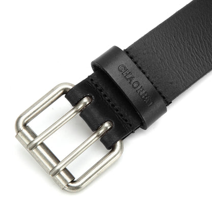 CHAOREN Work Belts for Men Heavy Duty - 1.5" Full Grain Leather Belt Casual - Fully Adjustable, Double Prong