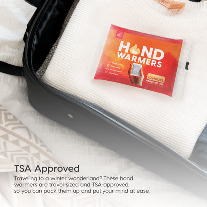 IRIS USA Hand Warmers – 60 Individual Warmers, Long-Lasting Up To 10 Hours For Warm and Hot Hands, On The Go, TSA-Approved, Disposable, Bulk, Lasts 4 Years, For Hot Hands Handwarmers, Camping Skiing
