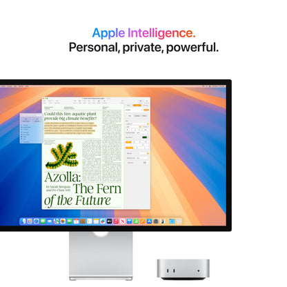 Apple 2024 Mac mini Desktop Computer with M4 chip with 10‑core CPU and 10‑core GPU: Built for Apple Intelligence, 16GB Unified Memory, 256GB SSD Storage, Gigabit Ethernet. Works with iPhone/iPad