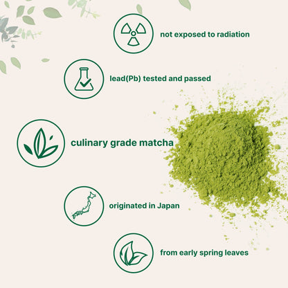 Micro Ingredients Organic Matcha Green Tea Powder, 1 lb | First Harvest, Culinary Grade from Japan | 100% Pure & Unflavored | Great for Tea, Latte & Smoothies | Non-GMO, No Sugar, Eco-Friendly Packaging