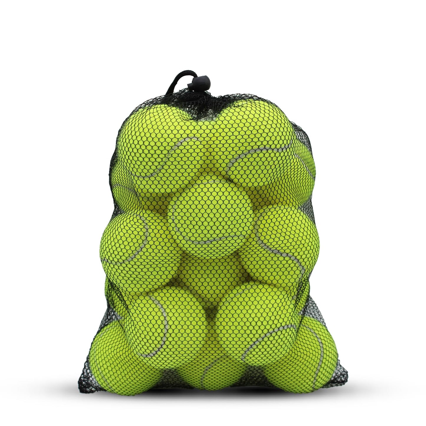SHYUJAJIE Tennis Balls, 20 Pack Training Tennis Balls,High Elasticity Practice Tennis for Beginner, Exercise Playing Balls for Pet Dog (Yellow)