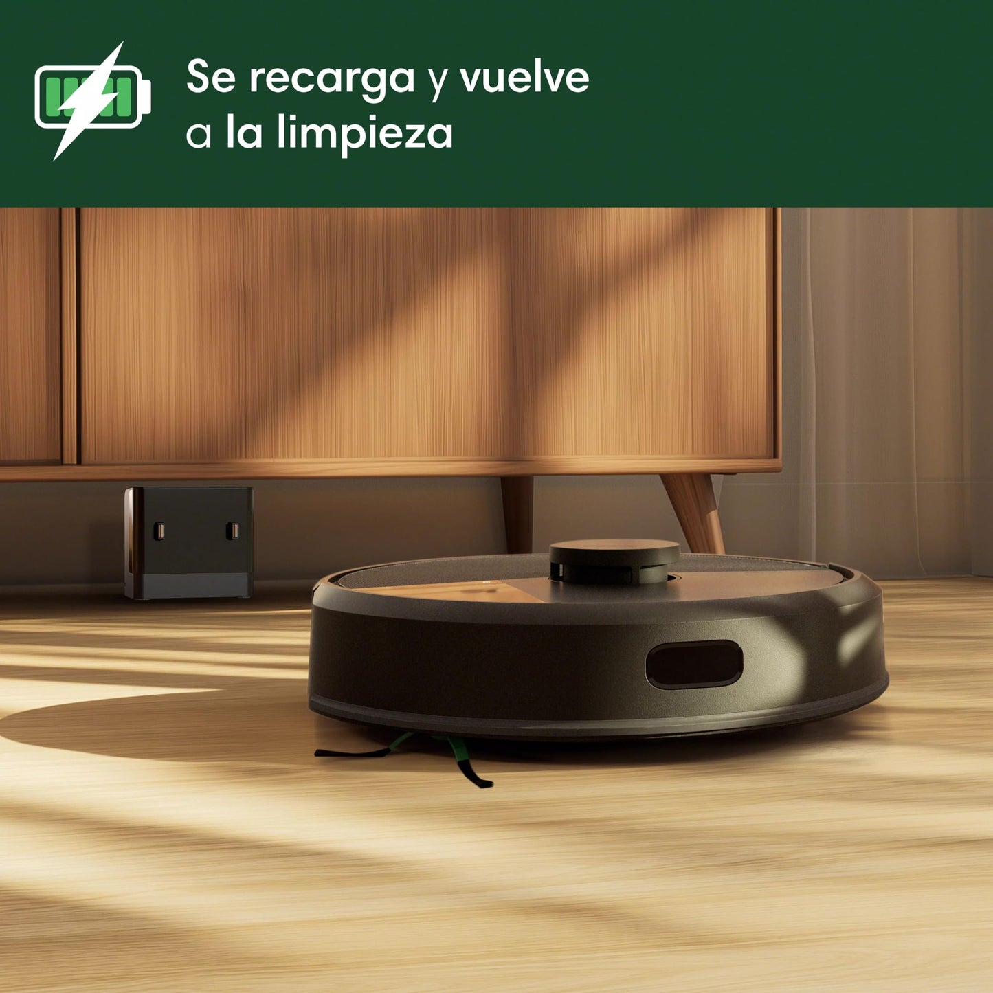 iRobot Roomba 105 Combo Robot Vacuum & Mop - Easy to use, Intense Power-Lifting Suction, LiDAR Navigation, Multiple Cleaning Modes, Avoids Mopping Carpets, Self-Charging