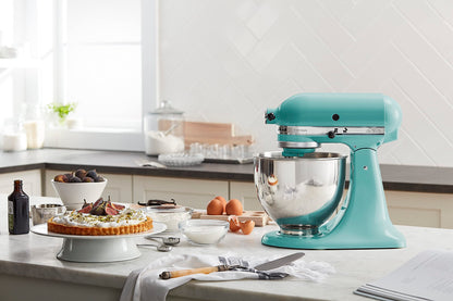 KitchenAid Artisan Series 5 Quart Tilt Head Stand Mixer with Pouring Shield KSM150PS, Aqua Sky